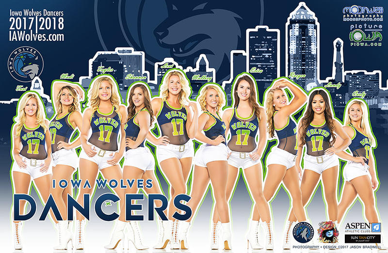 2018 Iowa Wolves Dancers Poster